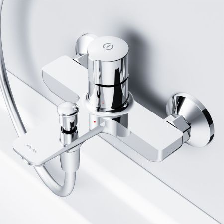 F85A10500 X-Joy, TouchReel смеситель д/ванны/душа, хром, шт. F85A10500 X-Joy, TouchReel смеситель д/ванны/душа, хром, шт.