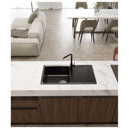 Кухонная мойка GranFest LEVEL 860L, черный, артикул LV-860L черный