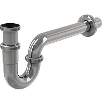 Сифон для раковины ALCAPLAST  DN32, U-форма с накидной гайкой 5/4″ A432 (хром), шт