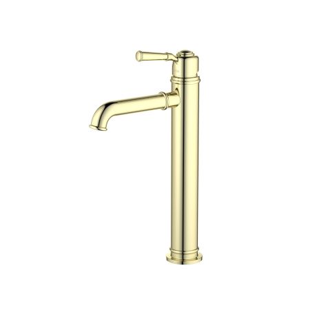 Смеситель для раковины 235, без донного клапана AQUATEK, полир. золото AQ1504PG КЛАССИК, артикул AQ1504PG