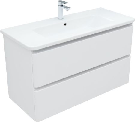 Тумба под раковину Aquanet Эмбер 105 белый матовый, артикул 00330469