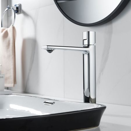 Смеситель для раковины высокий Maretti Lorenza LR32RF842-V, хром, артикул LR32RF842-V