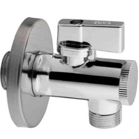 Запорный вентиль GPD FKM01-2 угловой Хром, артикул FKM01-2