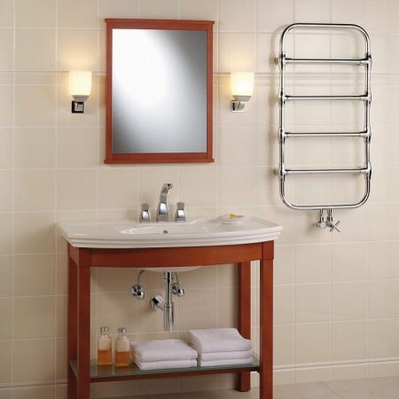 Водяной полотенцесушитель Zehnder Nobis NOB-100-050 Хром, артикул NOB-100-050