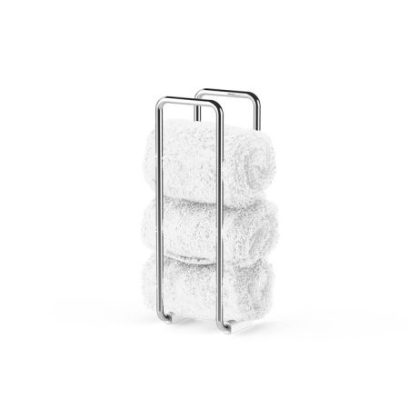 Полотенцедержатель, Decor Walther, DW, гостевой, стойка, на 4 полотенца, ширина, мм-90, глубина, мм-90, высота, мм-270, тип установки-свободностоящий, цвет-хром, артикул 0859100