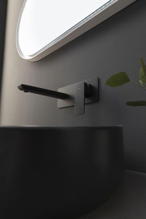 Смеситель для раковины Allen Brau Infinity 5.21003-31 (с внутренней частью) черный матовый, артикул 5.21003-31