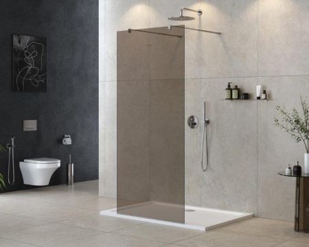 Душевая перегородка CEZARES LIBERTA-L-2, артикул LIBERTA-L-2-120-BR-Cr