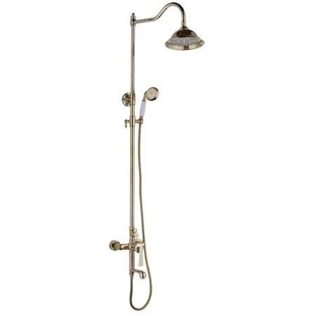 Душевая система Rush Flores FLG0835-5 Золотая, артикул FLG0835-5