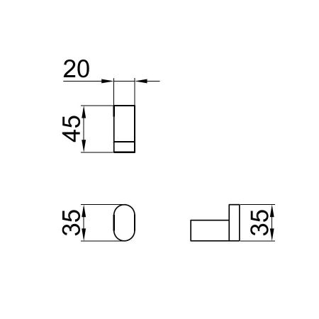 Крючок для ванной Webert Living LV500401345, никель, артикул LV500401345