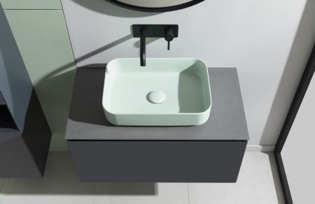 Тумба под раковину Allen Brau Infinity 85 1.21002.AM антрацит матовый, артикул 1.21002.AM