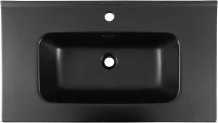 Раковина Aquanet Flat 80 черная матовая, артикул 00329255