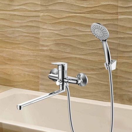 Смеситель для ванны WesnaArt ASTRA AST19-320, хром, артикул AST19-320