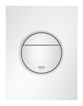 Панель смыва для унитаза GROHE Nova Cosmopolitan S, вертикальная, альпин-белый (37601SH0), артикул 37601SH0