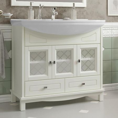 Зеркало Омега 90 Opadiris Слоновая кость