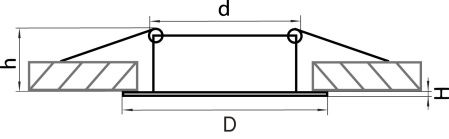 Светильник точечный встраиваемый декоративный под заменяемые галогенные или LED лампы Lega 16 Lightstar 011020 Светильник точечный встраиваемый декоративный под заменяемые галогенные или LED лампы Lega 16 Lightstar 011020