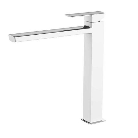 Смеситель для умывальника EXCELLENT Pride AREX.4002WH (хром/белый), артикул AREX.4002WH