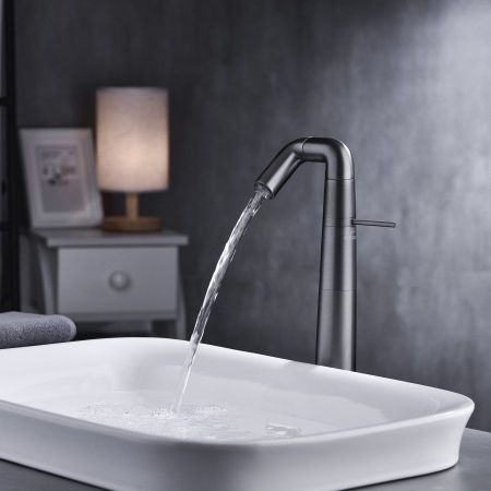 Смеситель для раковины Haiba HB11813-3, пепельный