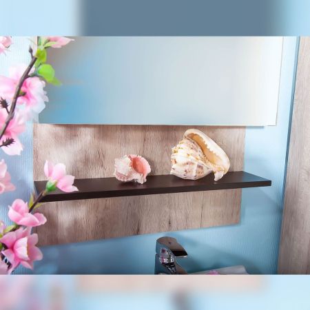 Зеркальный шкаф Бриклаер ТЕХАС 60 см, кантри/венге, артикул 4620750416102