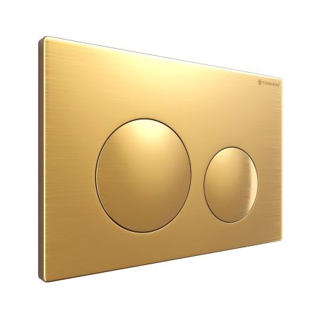 Клавиша смыва Terminus 62K24х16G, золото, артикул 62K24х16G