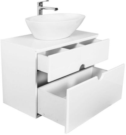 Тумба с раковиной Orange Moon 75 подвесная Белая