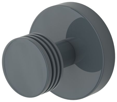 Крючок, Сунержа, КАНЬОН, одинарный, ширина, мм-50, глубина, мм-41, высота, мм-50, тип установки-настенный, материал-нержавеющая сталь, крепления в комплекте, цвет-RAL 7031 сине-серый, артикул 7031-3005-0000