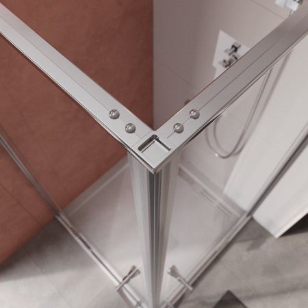 LINER-A-2-100-C-Cr Душевой уголок, артикул LINER-A-2-100-C-Cr