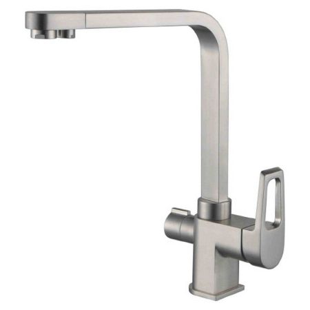 Смеситель для кухни ZorG Clean Water ZR 334 YF-SATIN Сатин, артикул ZR 334 YF-SATIN