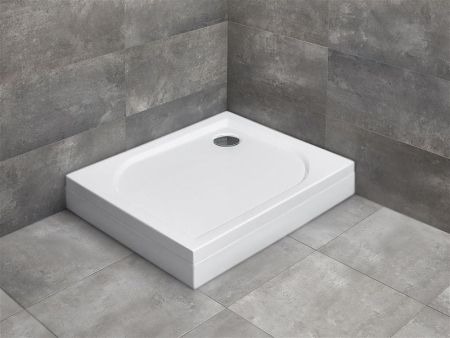 Акриловый поддон для душа Radaway Delos D 100x75x14 R Белый, артикул 4D17515-03R