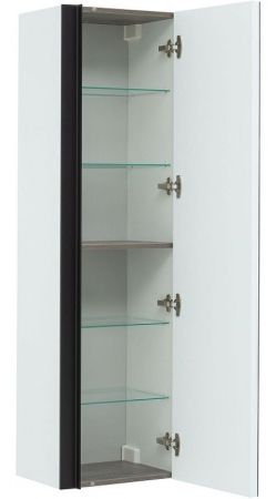 Шкаф-пенал De Aqua Ариетта New 40 R с зеркалом белый матовый, артикул 00265587