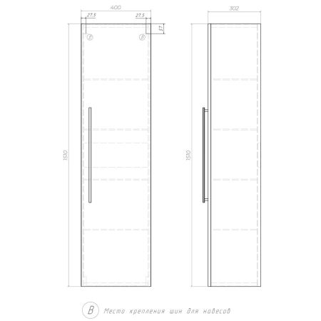 Пенал (40см) Velvex Posse pp.POS.40, верде, артикул pp.POS.40 верде