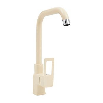 Смеситель для кухни Славен СЛ-ОД-Д93, кремовый