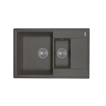 Кухонная мойка Florentina КОНСУЛ 23.025.D0760.302, антрацит