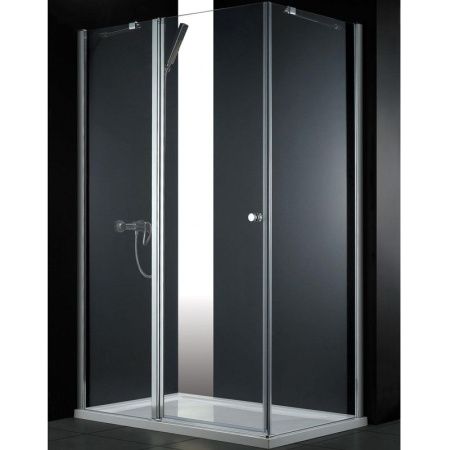 Душевой уголок Cezares Elena AH-1 120x100 профиль Хром стекло прозрачное