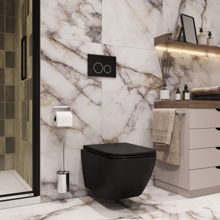 Унитаз MIMI Aria MB подвесной безободковый Cerutti SPA CT8920, артикул CT8920