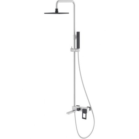 Душевая система Boheme Q 148-WB Белая Черная