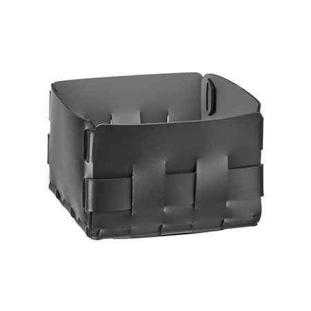 Colombo Adj Корзинка Mini Bottega, 19x19H13 см, цвет: черный/серый, артикул BADJ1019-0103