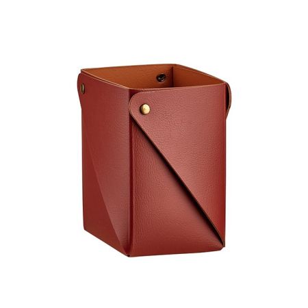 ADJ Стаканчик, 8x8xH10,5 см., цвет: бордо/коньяк, артикул 0104.30/09