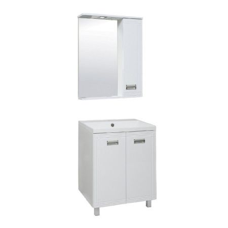 Тумба под раковину Runo Карат 60 4620750024635 Белая, артикул 4620750024635