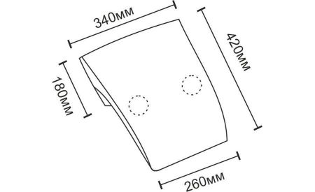 подголовник Royal Bath Х-21 белый (для TRIUMPH), артикул X21-W