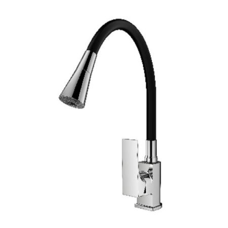 Смеситель для кухни с гибким изливом Prohanss P61.4406, хром