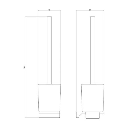 Ершик для унитаза Rav Slezak NIL NLA0500Z, золото, артикул NLA0500Z