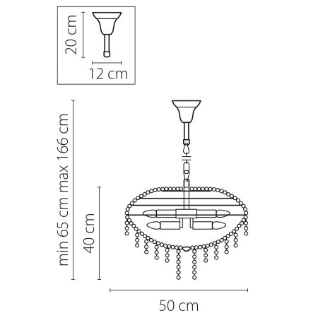 Люстра подвесная Classic Lightstar Premium 700120, артикул 700120