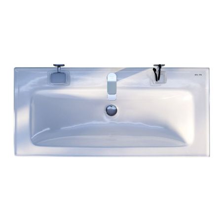 M85AWCC1002WG64 X-Joy, Раковина мебельная, керамическая, 100 см, встроенная, цвет: белый, глянец, артикул M85AWCC1002WG64