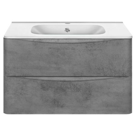 Тумба под раковину Vincea Paola VMC-2P800BT подвесная Beton, артикул VMC-2P800BT
