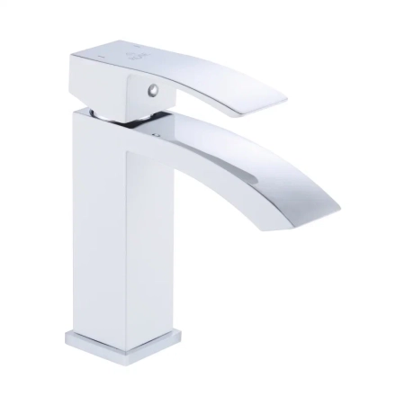 Смеситель для раковины Rose R15F R1501F, белый/хром, артикул R1501F