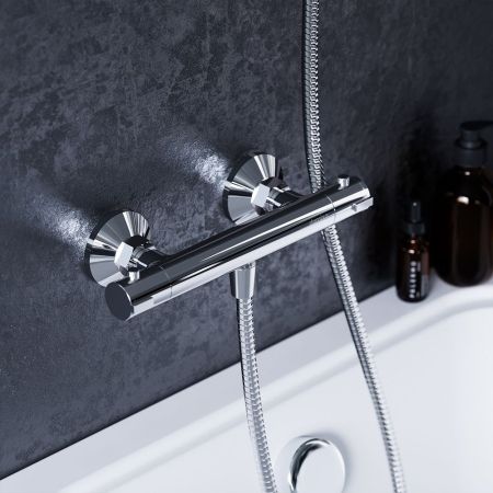 776000000 Jupiter, термостатический смеситель для душа, хром, артикул 776000000