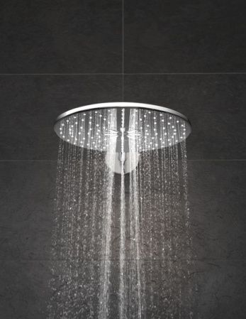 Верхний душ GROHE Rainshower 310 SmartActive с душевым кронштейном 430 мм, 2 режима струи, хром (26475000) Верхний душ GROHE Rainshower 310 SmartActive с душевым кронштейном 430 мм, 2 режима струи, хром (26475000)