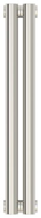 Отопительный радиатор ЭСТЕТ-1 н/ж 500х90 / 2 сек (МУАР Темный Титан), артикул 15-0301-5002