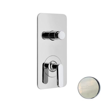 Смеситель для душа встраиваемый Webert Living LV860101345, никель, артикул LV860101345