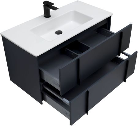 Тумба под раковину Allen Brau Reality 90 1.32006.AM антрацит матовый, артикул 1.32006.AM